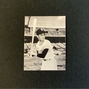 1958 Kingo Motoyashiki JF23 Japan Baseball Fujiyama Caramel Card / Hankyu Braves